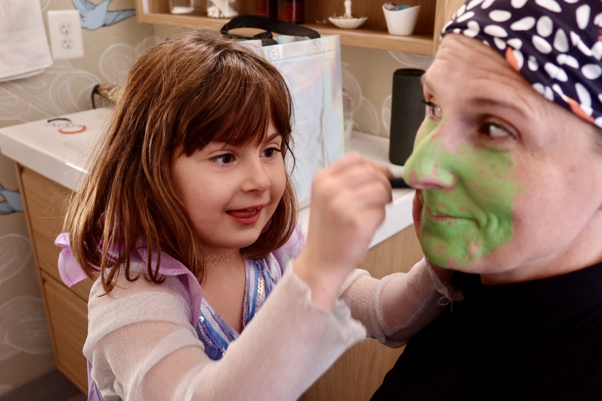 Getting ready for Halloween.