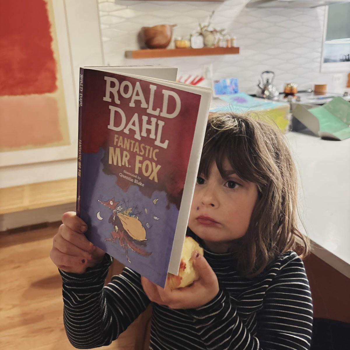 Good news is she’s a reader